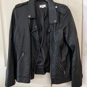 Style & Co. faux leather jacket NWT